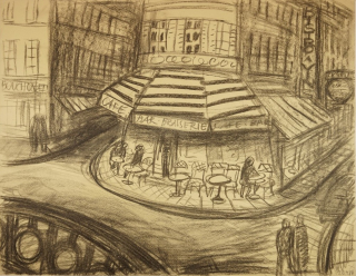 o.T. (Cafè in Paris)  (Flemming Petra)
