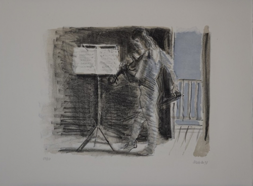 Bl.5 Die Geigerin (Metzkes Harald)