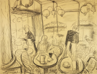 Am 31.05 - Im Café de la Paix  (Flemming Petra)