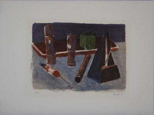 Bl.10 Stilleben mit Metronom (Metzkes Harald)